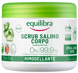 Modelujący Peeling Solny do Ciała Equilibra, 600g