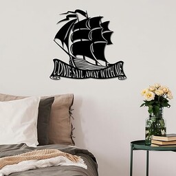 Stylowe, czarne dekoracyjne akcesoria ścienne, 55 x 50