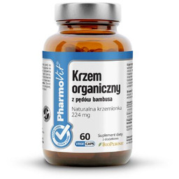 PHARMOVIT Krzem organiczny z pędów bambusa, 60 kaps.