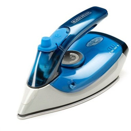 Żelazko turystyczne Black+Decker BXIR1000E (1000W; niebiesko-srebrny)