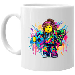 Kolorowe six seven - 67 - wersja