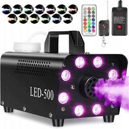 Zestaw Wytwornica Generator Dymu Dymiarka Pilot Mini Led