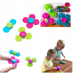 Przyssawki Wirujące w Kształcie Kwiatków Fat Brain Toys