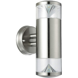 Rabalux 8560 Charlotte, zewnętrzna lampa ścienna up&down, stal
