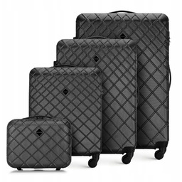 Komplet walizek Wittchen Classic Abs 56-3A-55K-11 stalowy