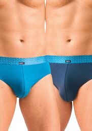 Slipy męskie bambusowe (2pack) sportowy krój z zewnętrzną