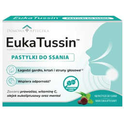 Domowa Apteczka EukaTussin, 12 pastylek do ssania