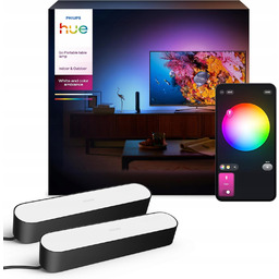 Lampka Biurkowa Podłużna Led Rgb Gamingowa Tv Pc