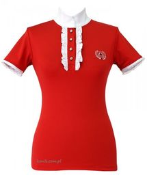 FAIR PLAY Koszula konkursowa CHARLOTTE damska - czerwony