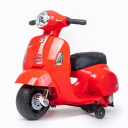 Baby Mix Baby motocykl elektryczny Vespa, czerwony