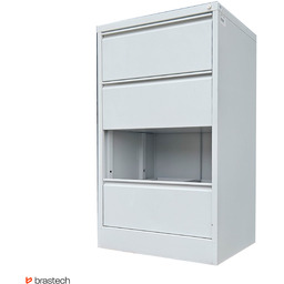 Szafa metalowa z szufladami 129 cm x 78