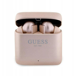 Słuchawki bezprzewodowe dokanałowe Guess Bluetooth stacja dokująca