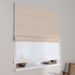 Roleta rzymska dzień noc Duo, jasnobeżowy, Crema