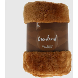 Jednokolorowy koc Grenland VII 150x200 cm