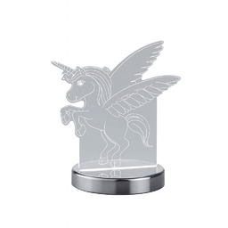 Lampa stołowa 3D z motywem jednorożca do pokoju