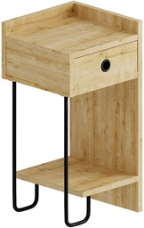 Stolik nocny Sirius Right Oak, naturalny