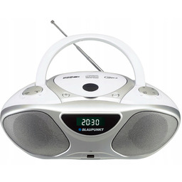 Radio przenośne Boombox Blaupunkt BB14WH FM/CD/MP3/USB/AUX LCD Białe