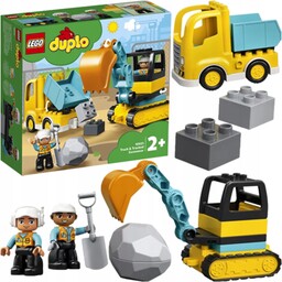 Lego Duplo Ciężarówka Koparka Gąsienicowa Zestaw Klocków Budowa