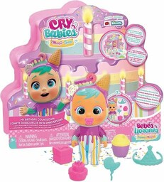Cry Babies Zestaw Urodzinowy Lalka + Niespodzianki