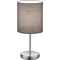 Lampa stolikowa nocna srebrno szara z JERRY R50491011