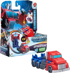 Transformers Toys EarthSpark 1-stopniowa zmieniarka z klapką Optimus