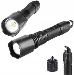 Mocna Taktyczna Latarka Akumulatorowa Led Usb T6