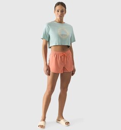 Szorty kąpielowe 4F 4FWSS24UBDSF099 63S XXL pomarańczowy