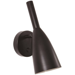 Kinkiet SOLIN, czarny, 1x40W E14