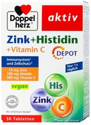 Cynk + histydyna + witamina C, Doppelherz, 30