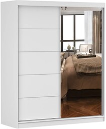 Szafa z lustrem przesuwna Bono 05 160 cm,