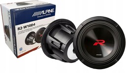 Alpine R2-W10D4 Potężny Subwoofer 25 cm Moc 750W
