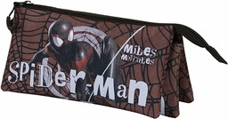 Spiderman Blackspider -Piórnik Potrójny FAN 2.0, Czerwony, 23