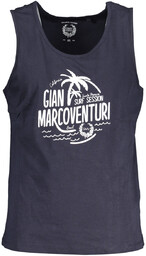 GIAN MARCO VENTURI MĘSKI NIEBIESKI TANK TOP