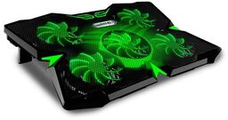 PODSTAWKA PODKŁADKA CHŁODZĄCA POD LAPTOP 10-17" 5XWENT PODŚWIETLA