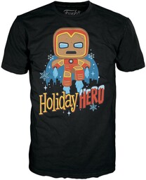Funko Boxed Tee: Marvel Holiday - GB Iron