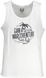 GIAN MARCO VENTURI MĘSKI BIAŁY TANK TOP