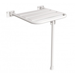 Siedzisko (krzesełko) prysznicowe metalowe składane z podporą ANDEX