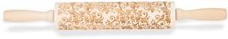 Patisse Dekoracyjny wałek do ciasta, drewno, ornamenty, 40