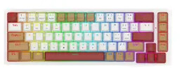Redragon Rammus K677 Pro Brown Switch Biało-brązowy Klawiatura