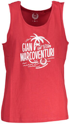 GIAN MARCO VENTURI MĘSKI CZERWONY TANK TOP