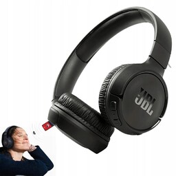 Słuchawki Bezprzewodowe Jbl Nauszne Z Mikrofonem Bluetooth Czarne