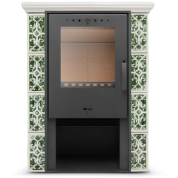 Piec kominek kaflowy wolnostojący koza JASMIN 10 kW