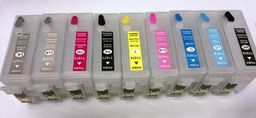 Zgodne kartridże napełnialne wieczne chipy Epson SC-P600