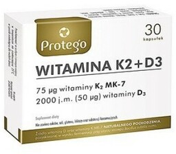 Protego Witamina K2+D3 - 30 kapsułek