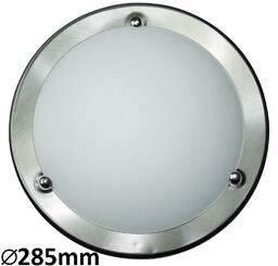 RABALUX 5121 Plafoniera Ufo E27/1x60W 300mm chrom sat.