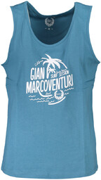 GIAN MARCO VENTURI MĘSKI NIEBIESKI TANK TOP