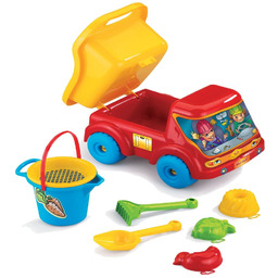 Marioinex, pojazd bartek z foremkami do piaskownicy