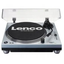 Lenco L-3809ME Manualny Napęd bezpośredni Przedwzmacniacz Srebrny Gramofon