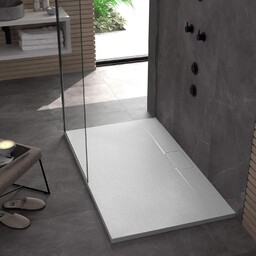 Rea Brodzik prysznicowy Bazalt Long White 80x100