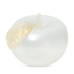 Eurofirany Szklana figurka dekoracyjna Gabi 13x12x12 biała